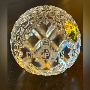 Waterford crystal 2016 Chicago cubs World Series limited edition